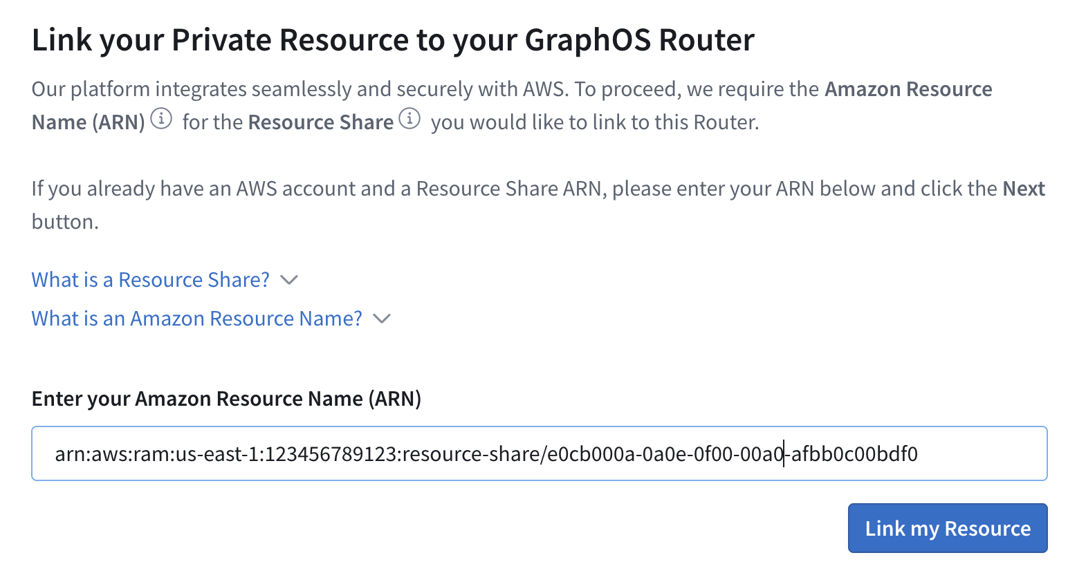 Linking a Lattice resource